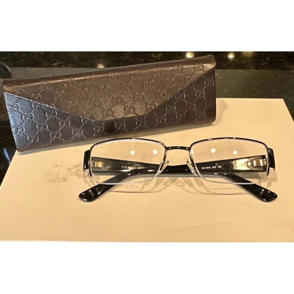 Gucci frame GG2878 logo case NO RETURNS